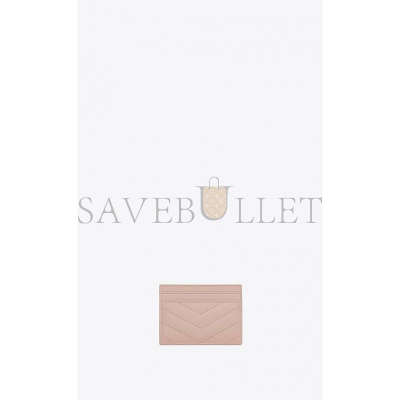 YSL CASSANDRE MATELASSÉ CARD CASE IN GRAIN DE POUDRE EMBOSSED LEATHER 423291BOW016920 (10.5*7.5*0.5cm)