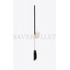 YSL CASSANDRE PHONE HOLDER WITH STRAP IN SMOOTH LEATHER 6350950U40J1000 (18*11*2.5cm)