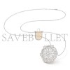 VAN CLEEF ARPELS SNOWFLAKE CLIP AND PENDANT - PLATINUM, DIAMOND  VCARP39900