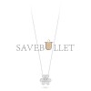 VAN CLEEF ARPELS FRIVOLE CLIP PENDANT, VERY LARGE MODEL - WHITE GOLD, DIAMOND  VCARP6L600