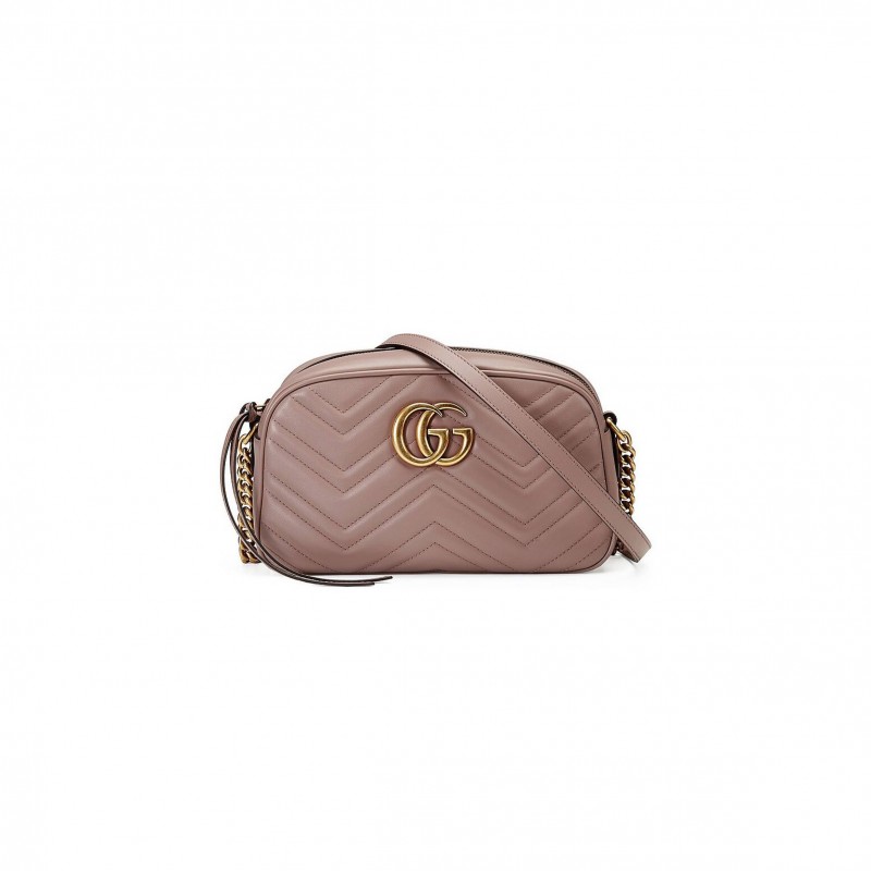 GUCCI GG MARMONT SMALL MATELASSÉ SHOULDER BAG 447632  (24*13*7cm)