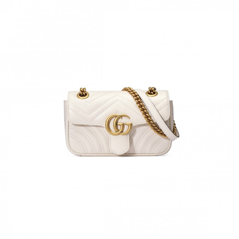 GUCCI GG MARMONT MATELASSÉ MINI BAG 446744 (23*14*6cm) GUCCI GG MARMONT MATELASSÉ MINI BAG 446744 (23*14*6cm)