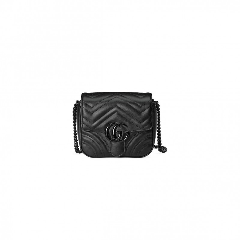 GUCCI GG MARMONT MATELASSÉ SHOULDER BAG 739681   (18*15*8cm)