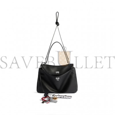 BALENCIAGA BALENCIAGA RODEO MEDIUM TOTE SILVER HARDWARE 789772 (35*23.3*10.9cm) 