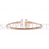 TIFFANY T WIRE BRACELET IN ROSE GOLD WITH MOTHER-OF-PEARL 63958336