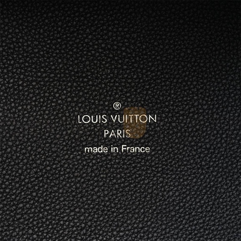 LOUIS VUITTON MAHINA HINA MM BLACK M53140 (46*29*17cm)