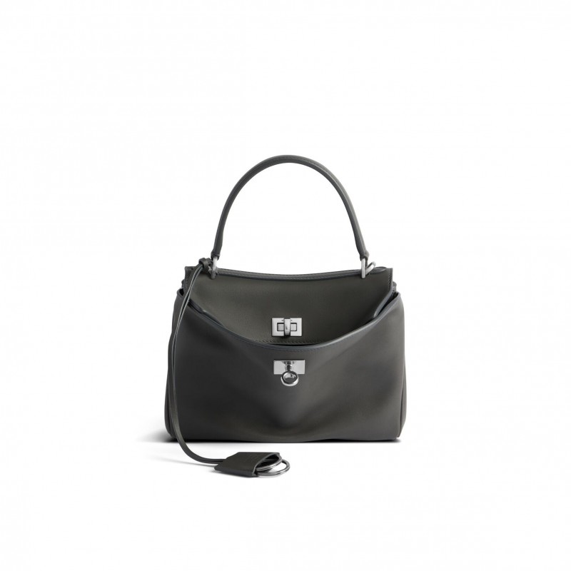BALENCIAGA RODEO MINI TOTE SILVER HARDWARE (22.8*9.9*8.3cm) BALENCIAGA RODEO MINI TOTE SILVER HARDWARE (22.8*9.9*8.3cm)