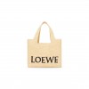 LOEWE SMALL FONT TOTE IN RAFFIA A685B59X03 (24*19.5*11cm)