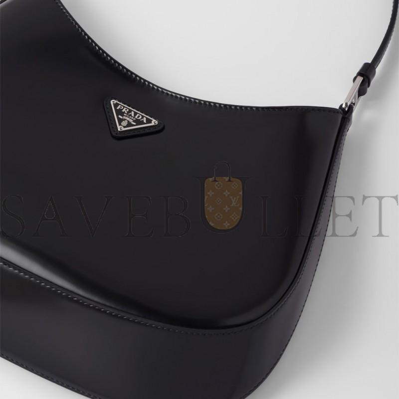 PRADA CLEO BRUSHED LEATHER SHOULDER BAG 1BC499 (27*22*6cm)