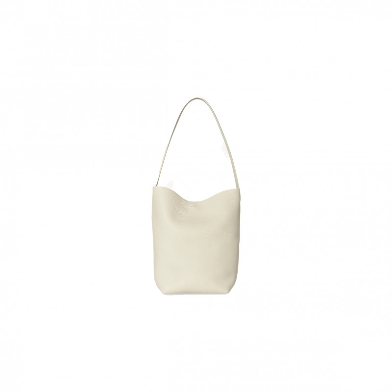 THE ROW SMALL NS PARK TOTE IN LEATHER IVORY W1314L129IVPD (25*22*12cm)