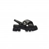 PRADA MONOLITH PADDED LEATHER SANDALS 923864