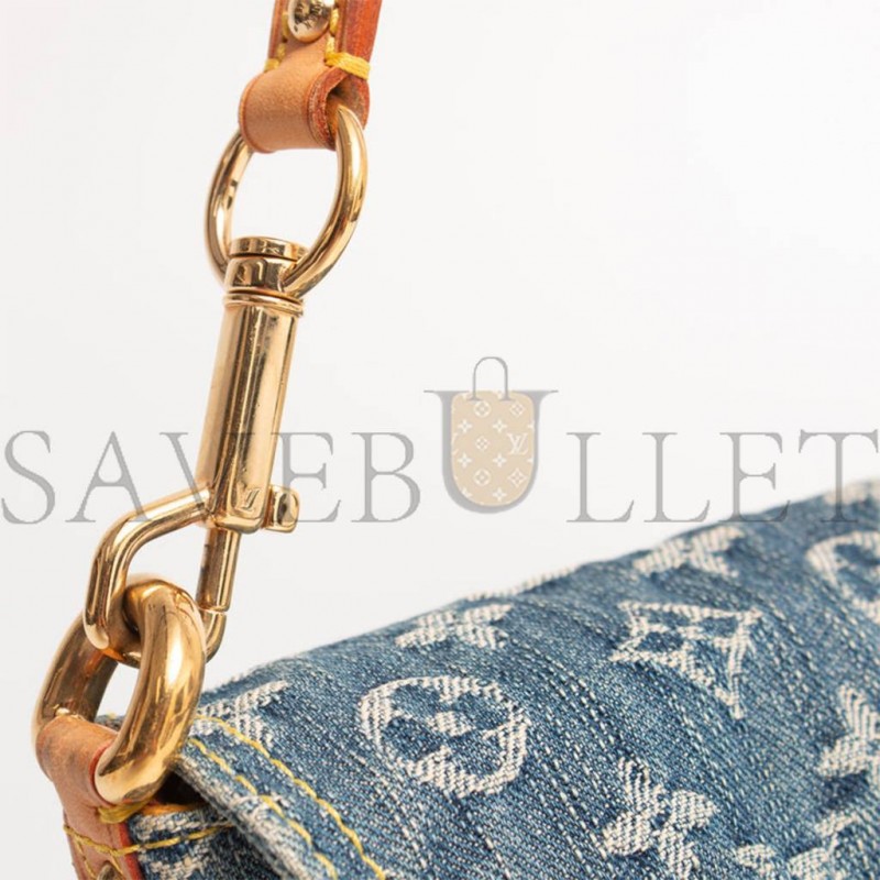 LOUIS VUITTON MONOGRAM DENIM  PLEATY M95050 (26*15*9cm)