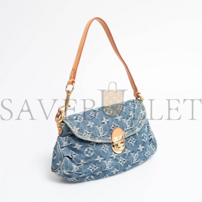 LOUIS VUITTON MASTER DENIM MONOGRAM DENIM  PLEATY M95050 (26*15*9cm)