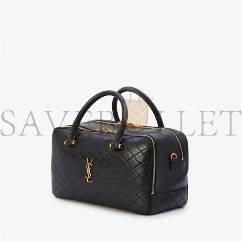 YSL SAINT LAURENT LYIA DUFFLE BAG 7667851EL071000 (31*16*13)