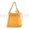 CHANEL MASTER SHINY CALFSKIN QUILTED MINI CHANEL 22 YELLOW AS3980 (20*19*6cm)