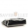 CHANEL MASTER SHINY CALFSKIN STRIPED SMALL CHANEL 22 BLACK WHITE AS3260 (37*35*7cm)