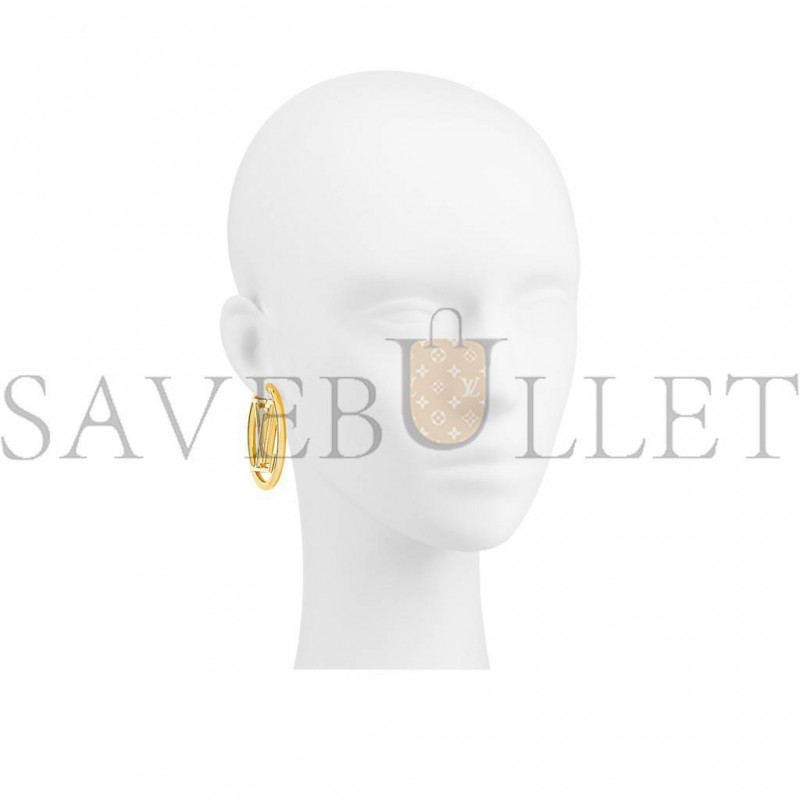 LOUIS VUITTON LOUISE HOOP GM EARRINGS M64288