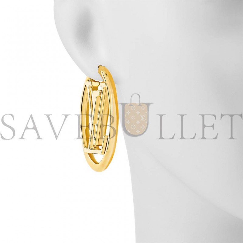 LOUIS VUITTON LOUISE HOOP GM EARRINGS M64288