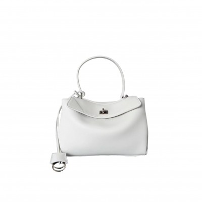 BALENCIAGA RODEO MEDIUM TOTE BAG SILVER HARDWARE (35*23*11cm) BALENCIAGA RODEO MEDIUM TOTE BAG SILVER HARDWARE (35*23*11cm)