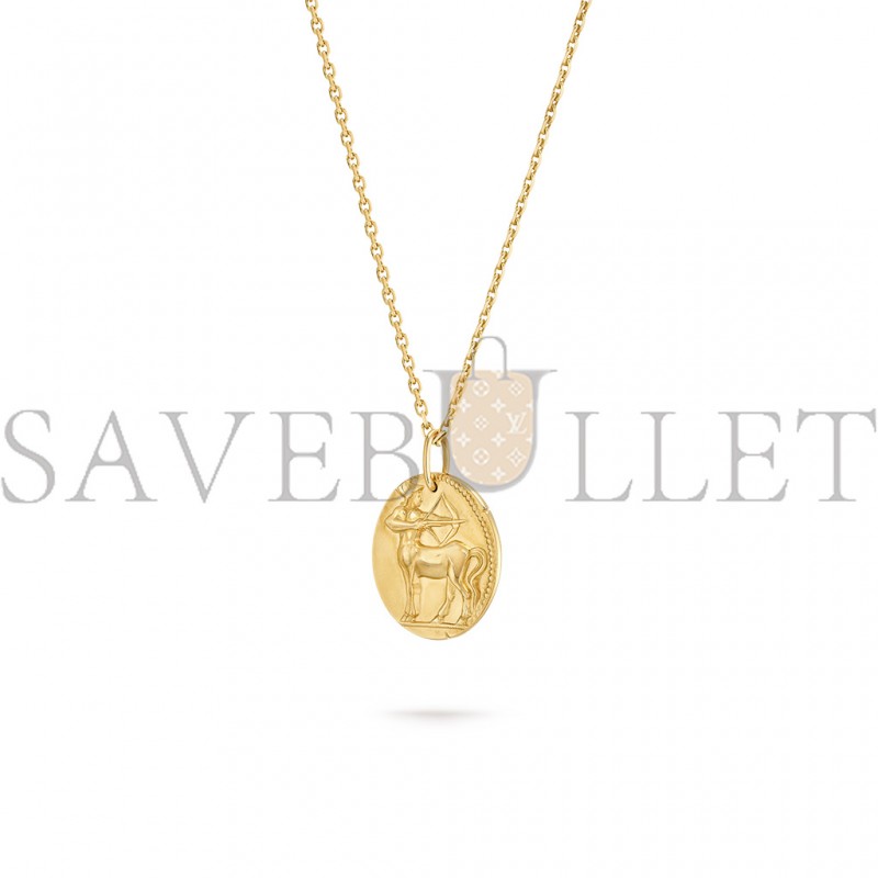 VAN CLEEF ARPELS ZODIAQUE MEDAL SAGITTARII (SAGITTARIUS) - YELLOW GOLD  VCARP7SP00