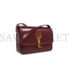 YSL BURGUNDY SHOULDER BAG 6343050SX0W (23*13*6CM)