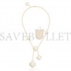 VAN CLEEF ARPELS MAGIC ALHAMBRA NECKLACE, 6 MOTIFS - YELLOW GOLD, MOTHER-OF-PEARL  VCARD79100