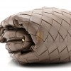 BOTTEGA VENETA NAPPA INTRECCIATO THE MINI POUCH TAUPE GREY 1442829 (22*11*5cm)