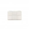 BOTTEGA VENETA NAPPA MAXI INTRECCIATO CARD HOLDER WALLET WHITE (12*8*3cm)