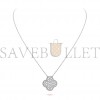 VAN CLEEF ARPELS MAGIC ALHAMBRA PENDANT - WHITE GOLD, DIAMOND  VCARN9MS00