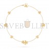 VAN CLEEF ARPELS FRIVOLE NECKLACE, 9 FLOWERS - YELLOW GOLD, DIAMOND  VCARP3W600