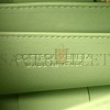 BOTTEGA VENETA LAMBSKIN MAXI INTRECCIATO SMALL BRICK CASSETTE BAG FENNEL  (23*10*10cm)