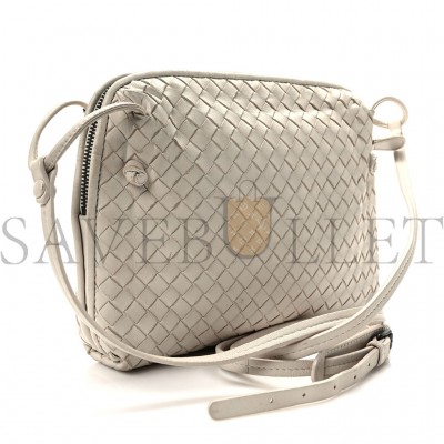 BOTTEGA VENETA NAPPA INTRECCIATO NODINI CROSSBODY MESSENGER WHITE (23*18*5cm) BOTTEGA VENETA NAPPA INTRECCIATO NODINI CROSSBODY MESSENGER WHITE (23*18*5cm)
