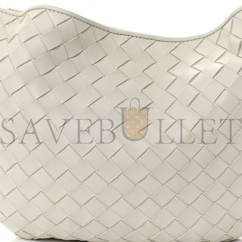 BOTTEGA VENETA NAPPA INTRECCIATO SARDINE BAG CHALK (36*23*3cm) BOTTEGA VENETA NAPPA INTRECCIATO SARDINE BAG CHALK (36*23*3cm)
