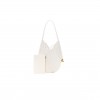 BOTTEGA VENETA NAPPA INTRECCIATO SMALL SOLSTICE HOBO WHITE  (28*25*3cm)