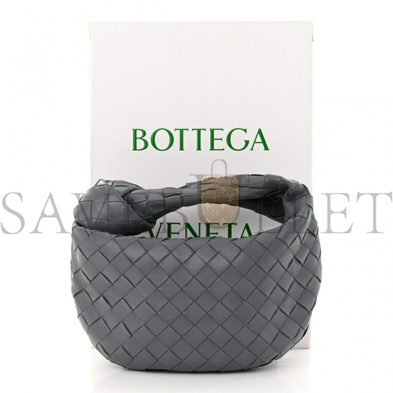 BOTTEGA VENETA NAPPA INTRECCIATO MINI JODIE THUNDER (25*14*8cm)