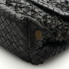 BOTTEGA VENETA NAPPA INTRECCIATO FRINGE FLAP BLACK (28*20*10cm)