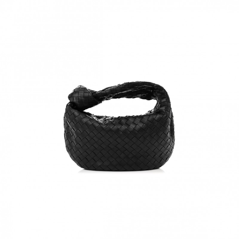 BOTTEGA VENETA NAPPA INTRECCIATO TEEN JODIE HOBO BLACK  (37*25*8cm)