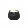 BOTTEGA VENETA NAPPA INTRECCIATO SARDINE BAG BLACK  (36*23*4cm)