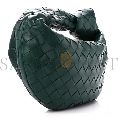 BOTTEGA VENETA NAPPA INTRECCIATO MINI JODIE RAINTREE (23*15*9cm) BOTTEGA VENETA NAPPA INTRECCIATO MINI JODIE RAINTREE (23*15*9cm)