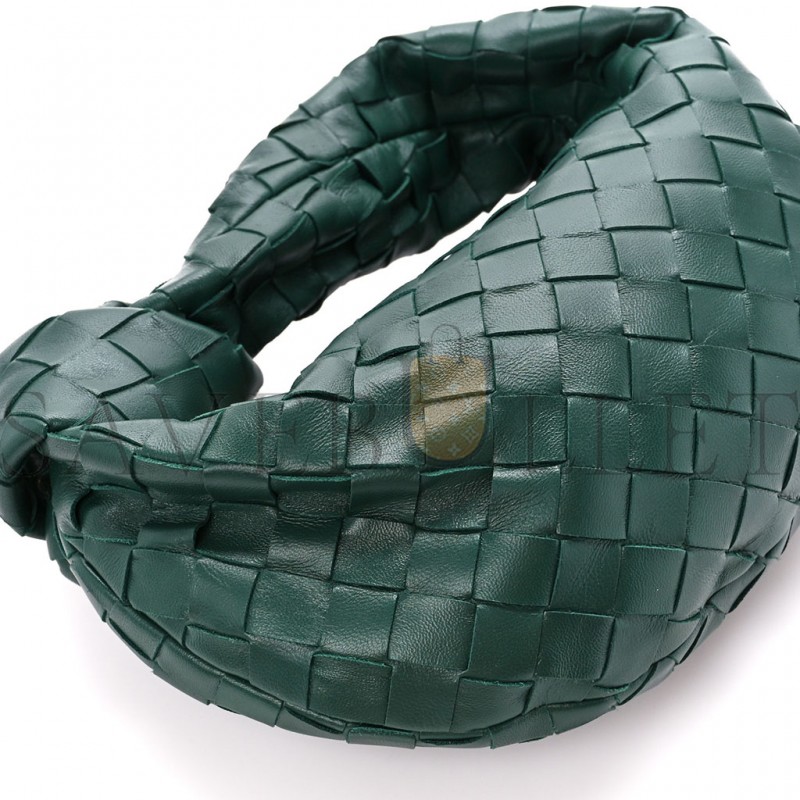 BOTTEGA VENETA NAPPA INTRECCIATO MINI JODIE RAINTREE (23*15*9cm)