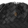 BOTTEGA VENETA NAPPA INTRECCIATO THE MINI POUCH BLACK  (22*15*7cm)