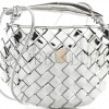 BOTTEGA VENETA MIRROR LAMINATED NAPPA INTRECCIATO MINI SARDINE BAG SILVER (20*15*3cm) BOTTEGA VENETA MIRROR LAMINATED NAPPA INTRECCIATO MINI SARDINE BAG SILVER (20*15*3cm)
