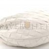 BOTTEGA VENETA NAPPA INTRECCIATO MINI HEART JODIE WHITE (25*13*8cm)