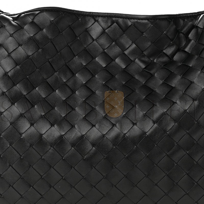 BOTTEGA VENETA NAPPA INTRECCIATO SMALL HOP BLACK  (45*29*4cm)