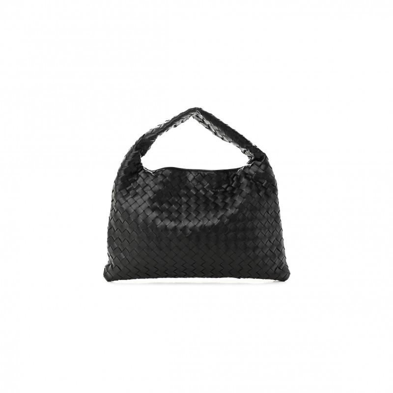 BOTTEGA VENETA NAPPA INTRECCIATO SMALL HOP BLACK  (45*29*4cm)