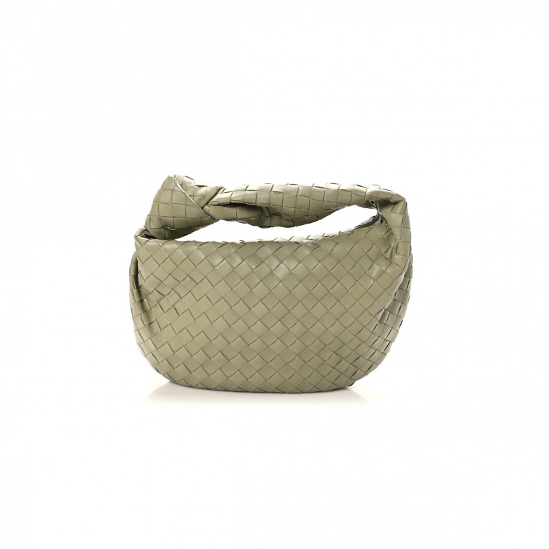 BOTTEGA VENETA NAPPA INTRECCIATO TEEN JODIE HOBO TRAVERTINE  (37*21*8cm)