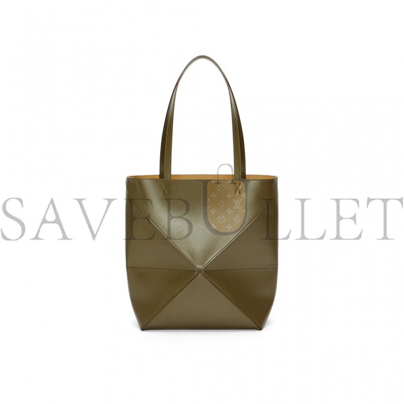 LOEWE MEDIUM PUZZLE FOLD TOTE IN SHINY CALFSKIN A657G50X01 (31.5*25.5*14.5cm)