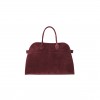 THE ROW  MARGAUX 15 TOP-HANDLE BAG IN SUEDE W1255L25PRTP (38*28*23cm)