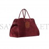 THE ROW  MARGAUX 15 TOP-HANDLE BAG IN SUEDE W1255L25PRTP (38*28*23cm)