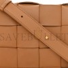 BOTTEGA VENETA NAPPA MAXI INTRECCIO CASSETTE BAG ALMOND  (23*15*6cm)